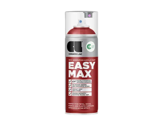 Lac-spray paint Cosmos Lac EASY MAX RAL 3020 red 400 мл