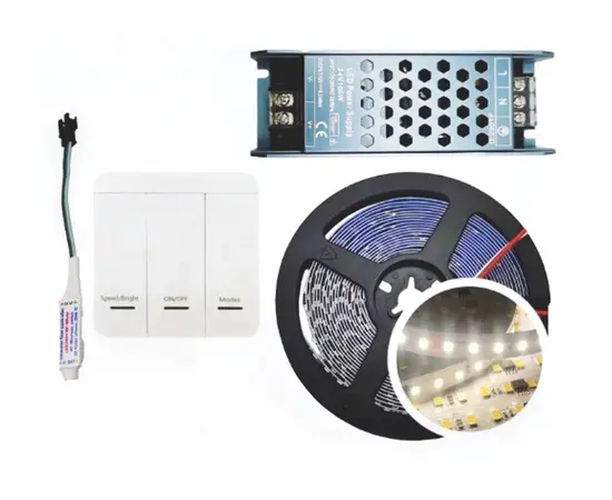 ლენტი LED Guoye 120 10м 100W 24V 3000K თბილი თეთრი