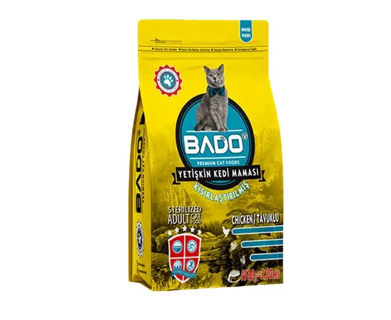 Sterilized cat food with chicken BADO 1.5 kg