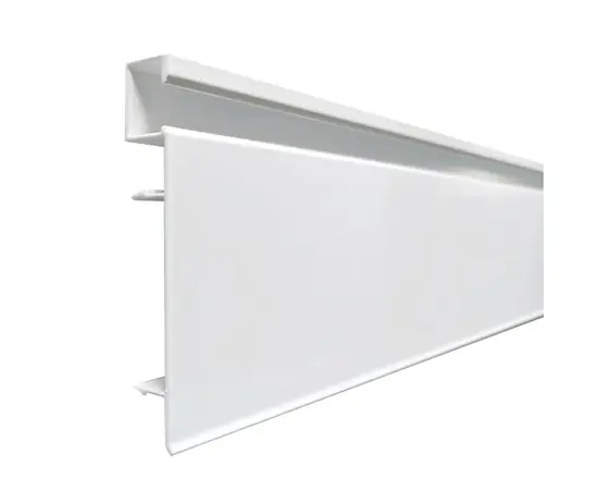 პლინტუსი ალუმინის Profil Center LED Best Deal 4/78 2500x78x12 მმ თეთრი