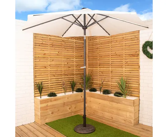 Sun umbrella beige Koopman 270 cm