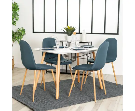Стол обеденный London S 110x70x72 см белый