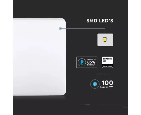 Lamp V-TAC LED Samsung 13919 IP44 1500lm 6500K 15W