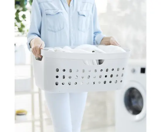 Linen basket Rotho Jona 39l gray