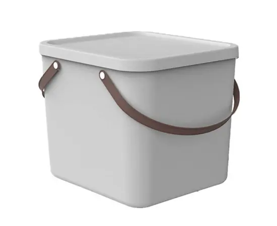 Storage box Rotho 40L ALBULA white
