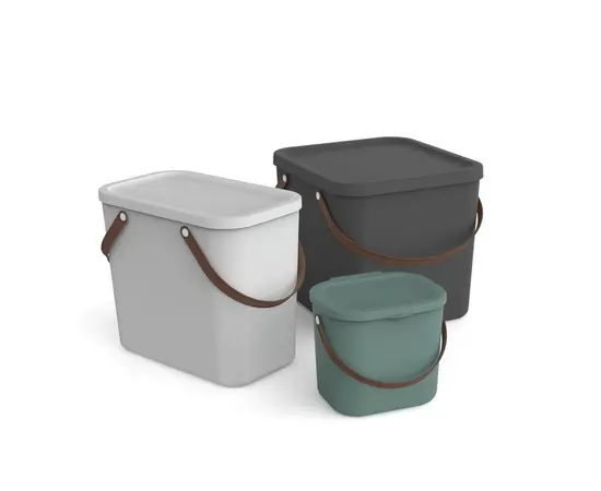Storage box Rotho 40L ALBULA white