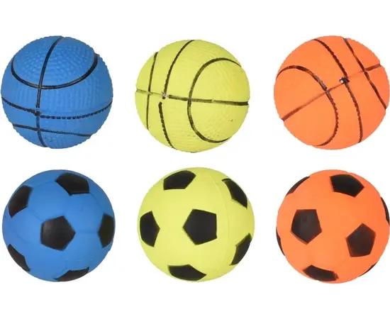 Игрушка мяч Flamingo 6см ASSORTMENT DISPLAY