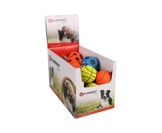 Игрушка мяч Flamingo 6см ASSORTMENT DISPLAY