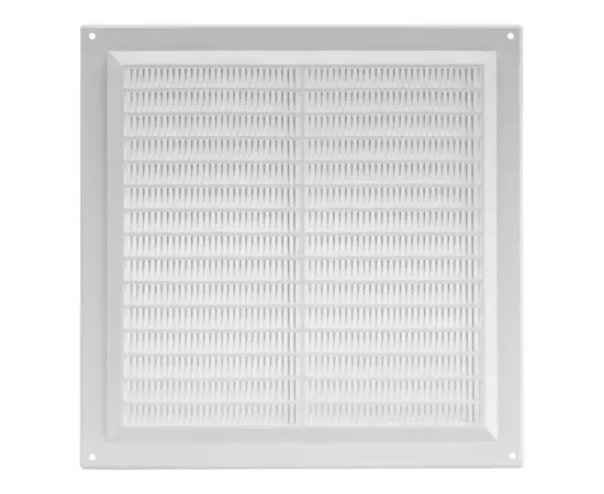 გისოსი ვენტილაციის Europlast 25X25 VR2525 კვადრატული თეთრი