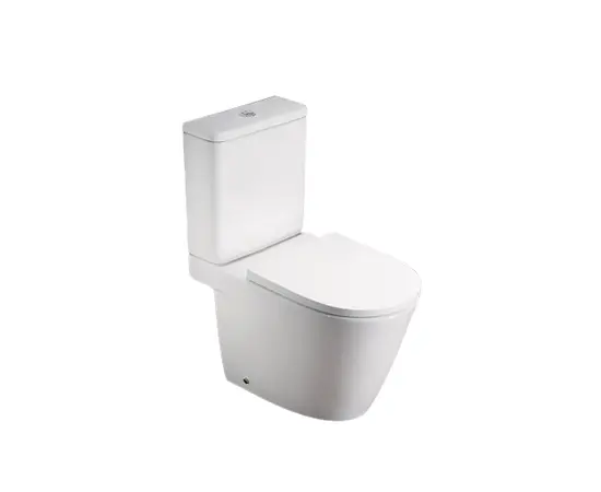 Toilet floor-standing Pate 2981XC two-piece Glossy white P-TRAP