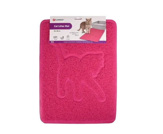 ხალიჩა კატის ტუალეტისთვის Flamingo ROSIE FUCHSIA 35x48სმ