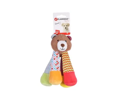 Игрушка для собак Flamingo PUPPY PLUSH DOG BROWN 17см