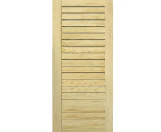 Двери жалюзийные деревянные Сосна Woodtechnic 2422х594 мм