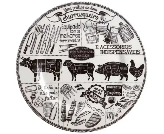 Тарелка Alleanza RASO CHURRASCO 3
