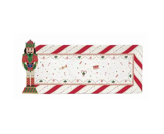 Новогодняя сервировочная тарелка NUTCRACKER TWIST 306702