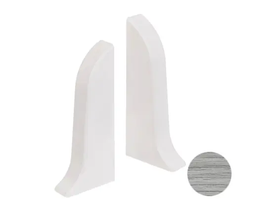 Cap for plinth VOX PVC Esquero E-620 oak light grey 2 pc.