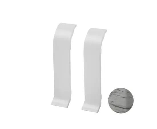 Connector for plinth VOX PVC Esquero E-631 oak grey 2 pc.