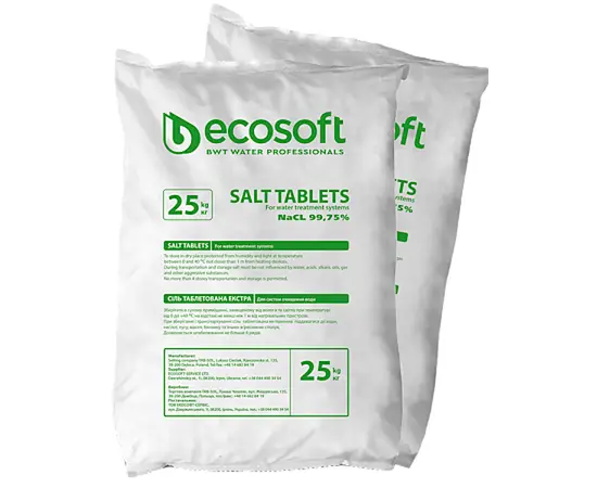 Соль техническая Ecosoft CIECH000 25 kg