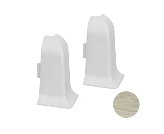 Наружный угол для плинтуса VOX PVC Esquero E-602 платан аризона 2 шт.