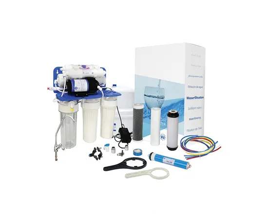 Reverse Osmosis System with 6 Stage Purification Pump Aqua Filter AIMRO-RP65139715
