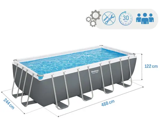 Frame Pool  Bestway 56670 488x244x122 cm 11532 L