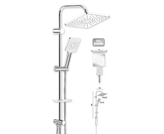 Shower system Chromlux VS-2648