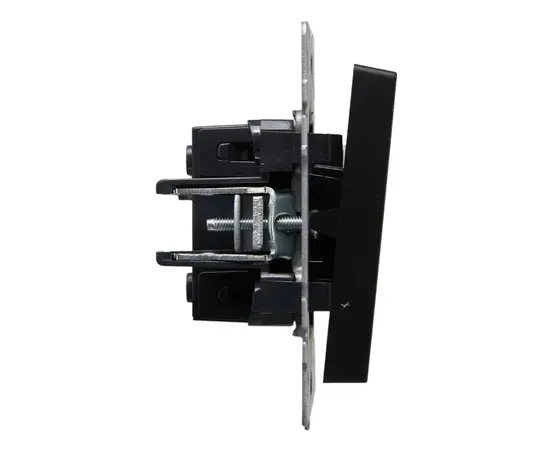 Выключатель IEK BRITE 1 кл 10A VC10-1-0-BrB черный