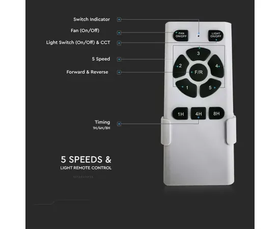 Люстра-вентилятор V-TAC LED 7929 35W