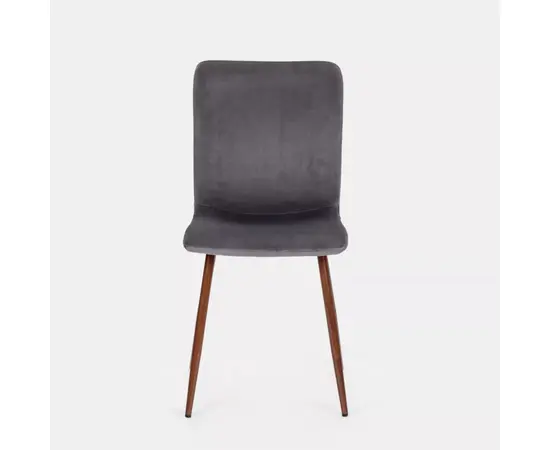 Стул scargill grey SCARGILL VELVET GREY WALNUT 44x54x87 см