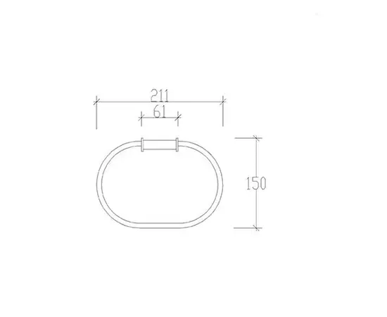 Ring Towel Bar Tema 71008