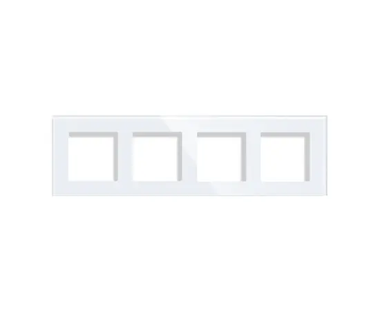 Frame Elegant Smart Home 4 glass white