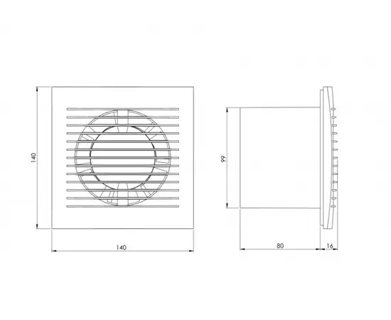Duct fan Europlastgroup  Europlast EXTRA EE100A