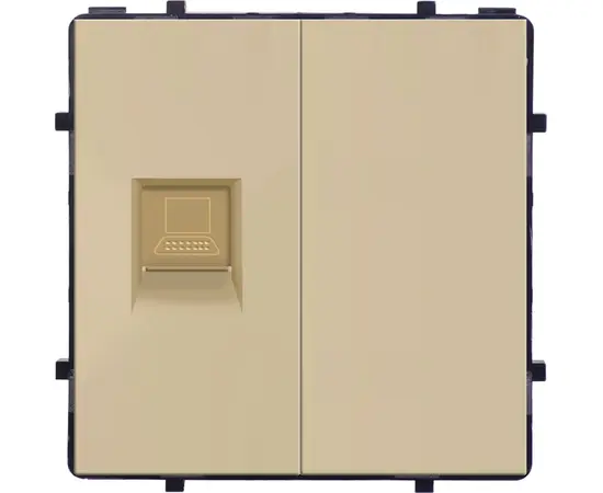 Розетка Socket Internet 1 RJ45 золото
