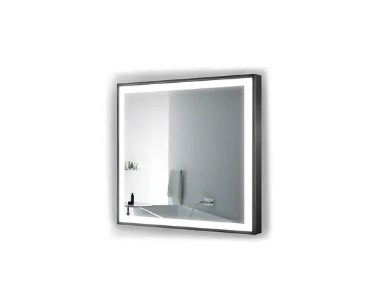 Mirror with backlight and anti-fog black Ensli 14090 SQUARE-D