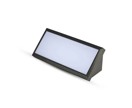 ლედ კედლის სანათი V-TAC 12W 4000K 1250Lm შავი IP65 6808
