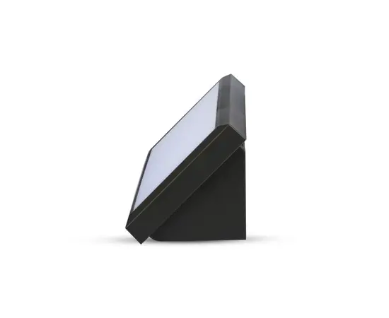 ლედ კედლის სანათი V-TAC 12W 4000K 1250Lm შავი IP65 6808