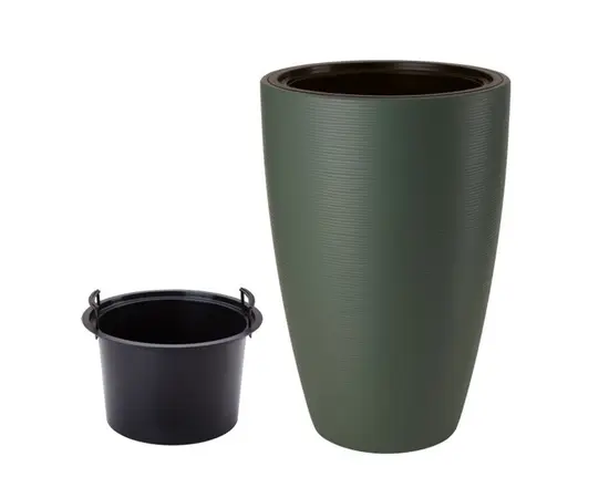 ქოთანი ყვავილის FORM PLASTIC Gobi Slim 40 green tea