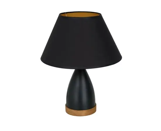 Лампа настольная Luminex 1 E27 15W черный дерево золото 3725