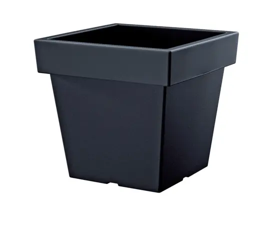 Горшок пластиковы для цветов Prosperplast LOFLY LOW DLOFL S433 289 мм черный