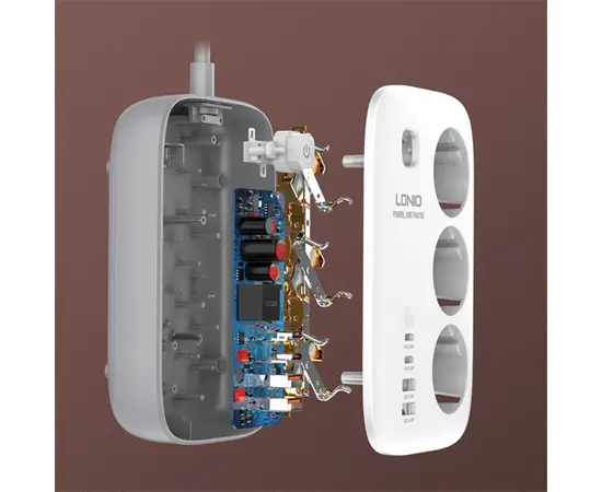 ქსელის ფილტრი LDNIO SE3436 3 2მ 3250W 4 USB