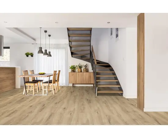 კვარც-ვინილი SPC Kronospan Kronostep Oak Sunrise 1280x192x4 AC4/32 4V