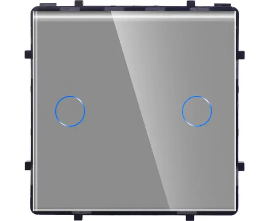 Switch without frame sensor Socket Elegant Wireless Wi-Fi 2 Gray