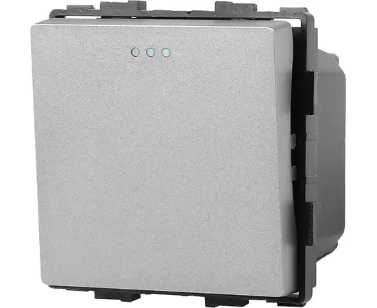 ჩამრთველი Socket Style 1 მექანიკური ერთიანი 1G-2W ნაცრისფერი