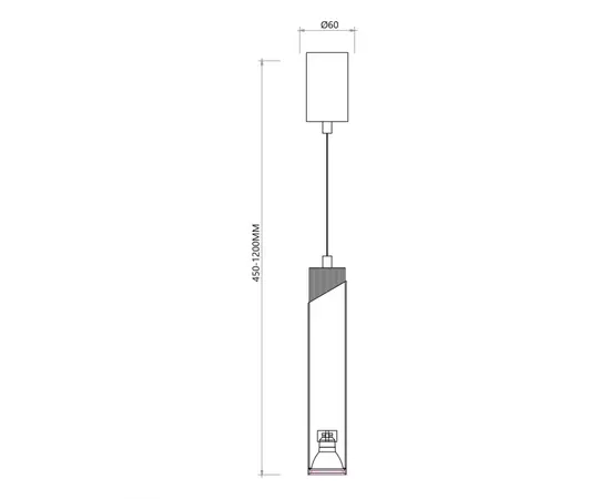 საკიდი Milagro ML0284 NEO 1 GU10 შავი ოქროსფერი