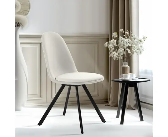 Стул 53x44x82.5 см Beige SUNFLOWER SLUBBED BEIGE 6PCS
