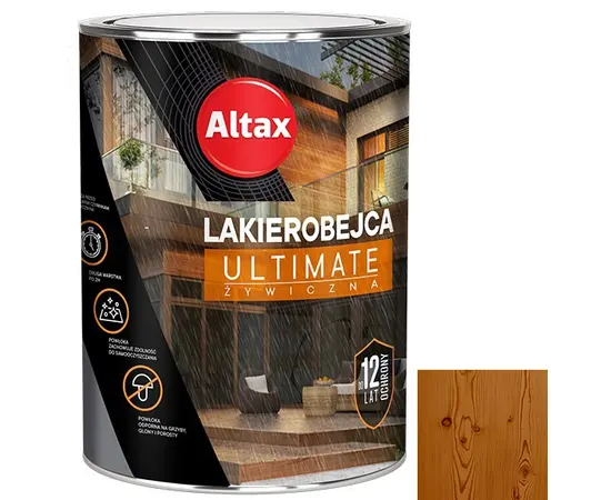 Facade varnish Altax Ultimate teak 5 l
