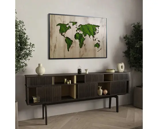 Картина Styler GD003 GREEN MAP 70x100 см