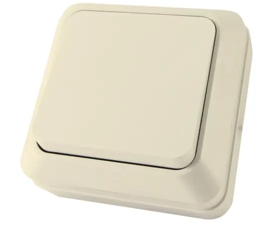 Выключатель TDM SQ1801-0002 1 клавишный слоновая кость