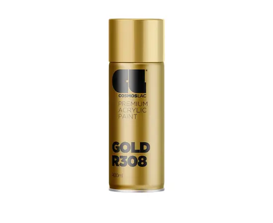 Lac-spray paint Cosmos Lac COSMOS R308 light gold 400 ml