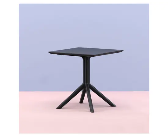 Table black Sky Pearl 74x70 cm